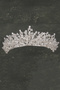 Bride's Zircon Wedding Tiara: A stylish wedding tiara adorned with zircon stones for elegant brides. - 4