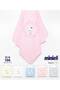 Unisex Baby Panda Embroidered 90x80 Cm Double Layer Cotton Combed Baby Blanket - ECRU - 3