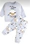 Lamb Embossed Printed Baby Double Set - 5