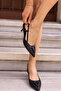 SUDEL WOMEN'S BLACK MINI HEEL SANDALS