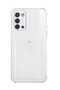 Galaxy A51 Camera Corner Protected Shock Absorbing Silicone Transparent Card Holder Phone Case Cover