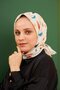 وشاح قطني رقيق بنمط الترمس