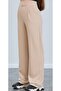 Women's Lycra Velcro Closure Beige Palazzo Pants - 2