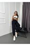 HIGH WAIST ELASTIC CAMP CARGO POCKET TRACK POTENTS