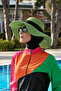 Ribbon Detailed Straw Hat Green Rş-74