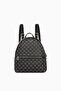 حقيبة ظهر نسائية من Cengiz Pakel Monogram Shore 7286p-أسود