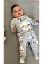 Lamb Embossed Printed Baby Double Set - 2