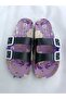 Anatomical Sole Non-Slip Plastic Adjustable Double Buckle Women's Pool Beach Home and Street Slippers