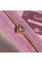 سوار مطرز بالذهب على شكل قلب، سوار مسار الماء على شكل قلب ذهبي، باندور، سوار على شكل قلب - 2