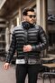 Men's Black Fur Detailed LFN Puffer Leather Coat - 2