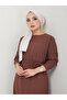Women's Skirt Frilly Crew Neck Belted Dress - 7