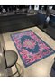 Blue Floral Conventional Patterned Woven Base Miravip635