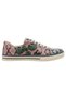 Women's Vegan Leather Multicolored Sneakers - Thankful For Today Design - 5