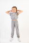Girl's Hooded Top and Bottom Set - 3