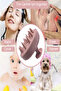 Professional Hair Brush Set: Fine Blow-Dry Comb (Black) + Teasing Comb + Pink Shower Comb - 4