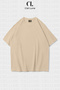 Unisex Women's and Men's Uranus Printed Special Design Oversize T-Shirt Beige - 2
