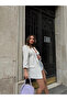 Women's Striped Blazer Jacket - 8