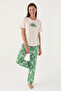 New Season Cotton Short Sleeve Women's Pajamas Set - 3