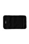 Multi Pencil case 4 Transparent Zip Section Roll Case Black - 3