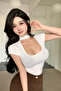 Women's White Camisole Short Sleeve Stand Collar Cut-Out Blouse - 5