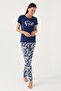 New Season Short Sleeve Women's Pajama Set - 2