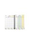 17x24 CM 100 SHEETS PLANNER NOTEBOOK STICKER MONATARY WEEKLY YEARY FOOD PLANNER HARD COVER WIRE - 4