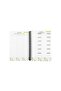 17x24 CM 100 SHEETS PLANNER NOTEBOOK STICKER MONATARY WEEKLY YEARY FOOD PLANNER HARD COVER WIRE - 8