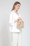 Bera Women's Ethnic Authentic Bohemian Small Size Plain Milk Coffee Color Shoulder Bag for Everyday Travel Gift - 5