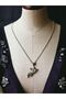 Pearl Embellished Fish Figure Necklace