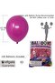 50's Metallic Fuchsia (dark Pink - Cherry - Plum) Balloon - 4