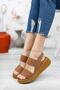 Daisy 4 Cm Wedge Heel Elastic Women's Sandals - 3