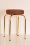 4 Colorful Thai-2 Feather Gold Octopus Stool Kitchen Stool Iron Stool - 2