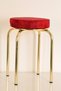 4 Colorful Erasable Fabric Gold Octopus Stool Kitchen Stool Iron Stool - 3