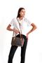 Women's Brown Tan Hand and Shoulder Bag Maynimos - 4