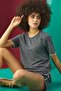 20584 Stone Printed Women's Shorts Set - 3