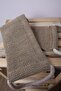 Linen Jute Mix Back Fiber Pouch - 6