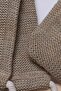 Linen Jute Mix Back Fiber Pouch - 7