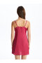 V-Neck Straight Satin Women's Nightgown - 4