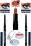 قلم عيون مصعد لامع Twilight Sparkle 2 عبوة + أحمر شفاه Marvellous Mocha Matte + مرآة جيب Lovider