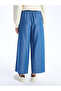Wideleg Women's Jeans Pants with Elastic Waist - 4