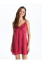 V-Neck Straight Satin Women's Nightgown - 2