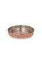 Turna Copper Sultani Round Oven Tray 24 Cm Hand Forged Red Turna4859-1 - 3