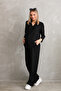 Pregnant and Maternity Long Sleeve V-Neck Top and Bottom Set - 3