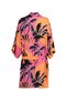 Kısa Kimono - Turuncu Pembe Sunset - 2