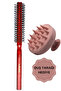 Professional 007 Fine Comb Men's Hair Blow-Drying Brush + Pink Shower Comb