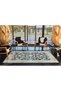 Floral Ethnic Patterned Woven Base Miravip632 - 3