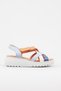 Women's Genuine Leather Wedge Heeled Orthopedic Sandals - 3
