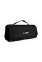 Multi Pencil case 4 Transparent Zip Section Roll Case Black - 2