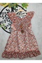 Floral Chiffon Girl's Dress