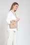 Bera Women's Ethnic Authentic Bohemian Small Size Plain Milk Coffee Color Shoulder Bag for Everyday Travel Gift - 3
